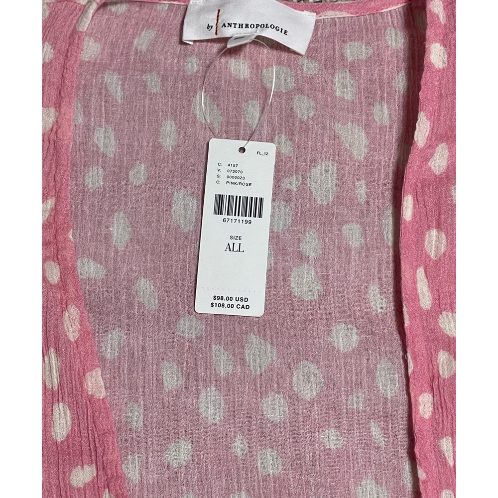 Anthropologie Tie-Front Cropped Kimono NWT - One Size - Picture 11 of 13